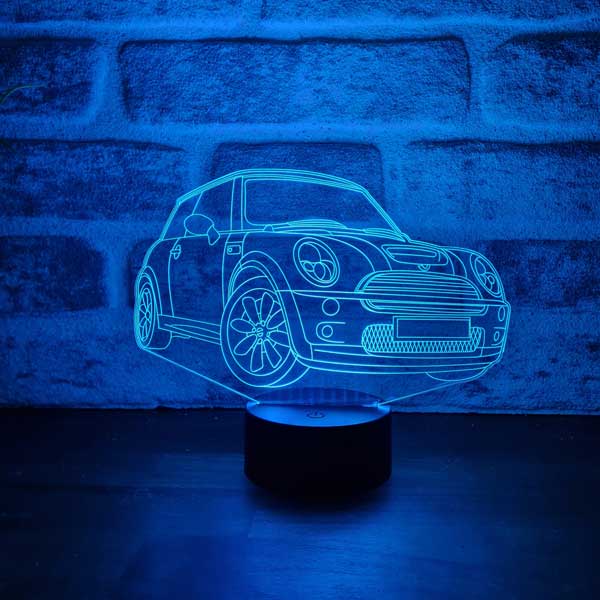 Mini Cooper Figured Decorative Gift Led Table Lamp | BYLAMP