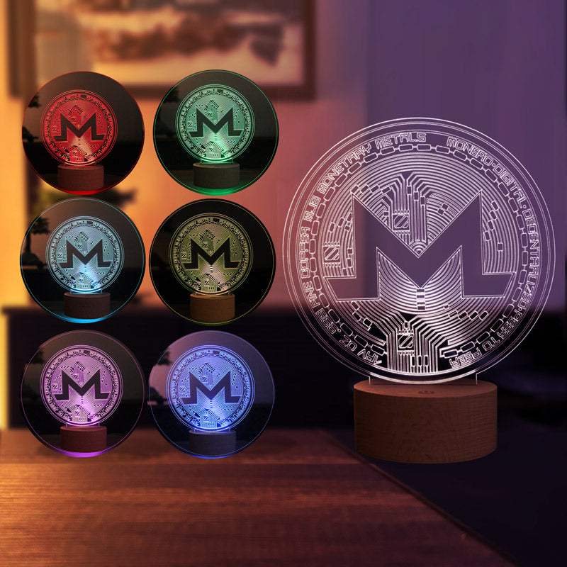 Monerocoin Figured Decorative Gift Led Table Lamp | BYLAMP