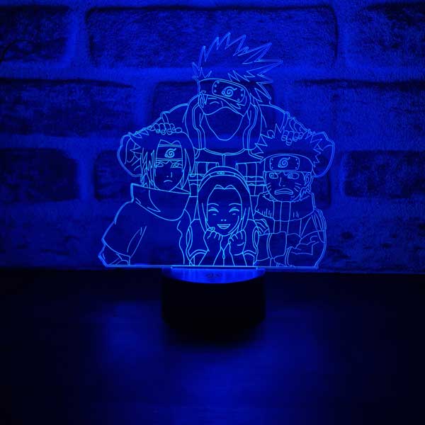 Naruto Kakashi Team 7 Figure Decorative Gift Led Table Lamp | BYLAMP