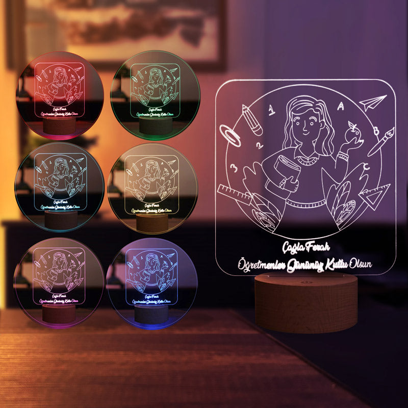 3D Octopus Led Night Light