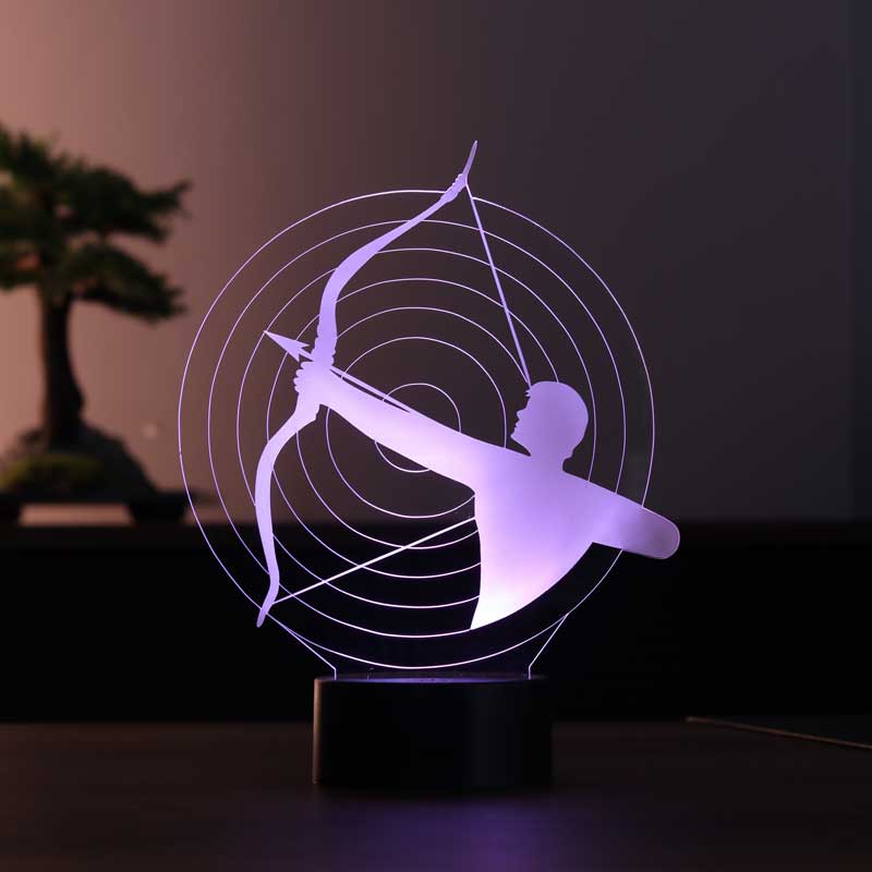 3-D archer LED Lamp