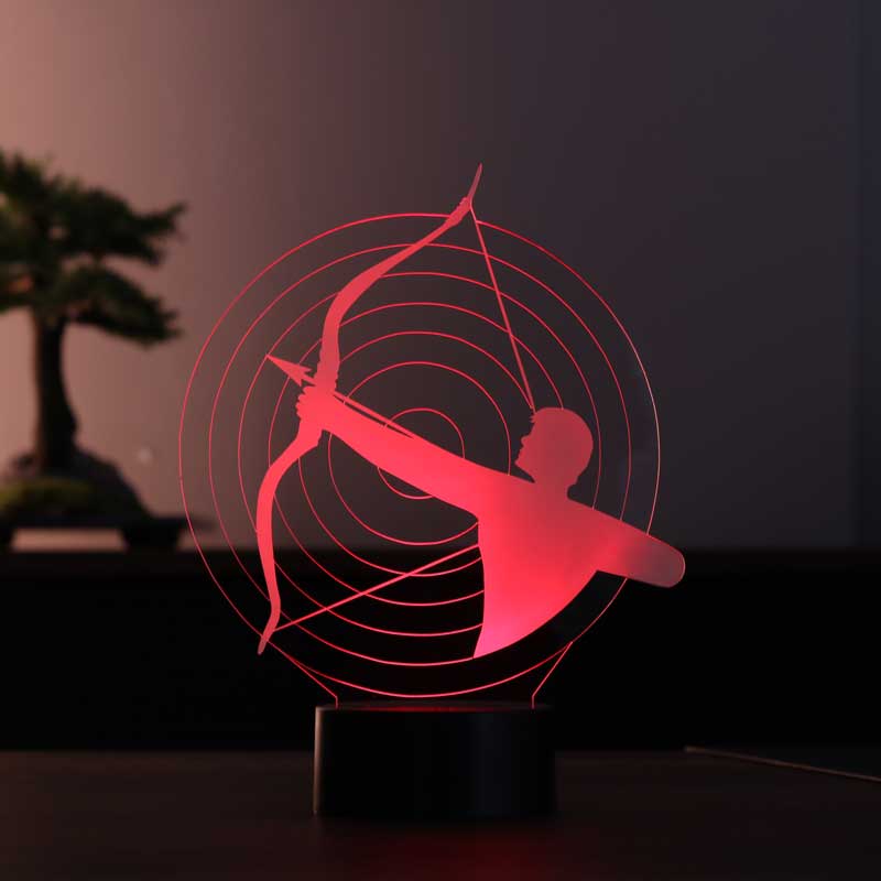 3-D archer LED Lamp