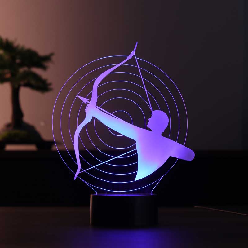 3-D archer LED Lamp