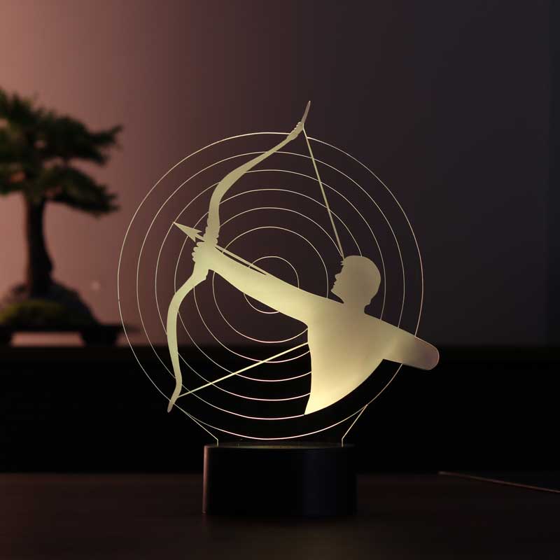 3-D archer LED Lamp