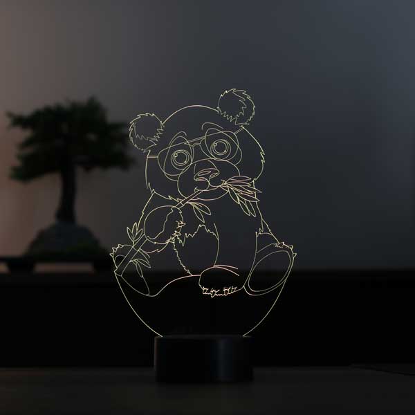 3D Panda Led Night Light