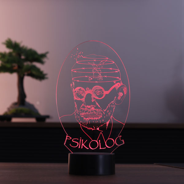 3D Psychologist LED Lamp