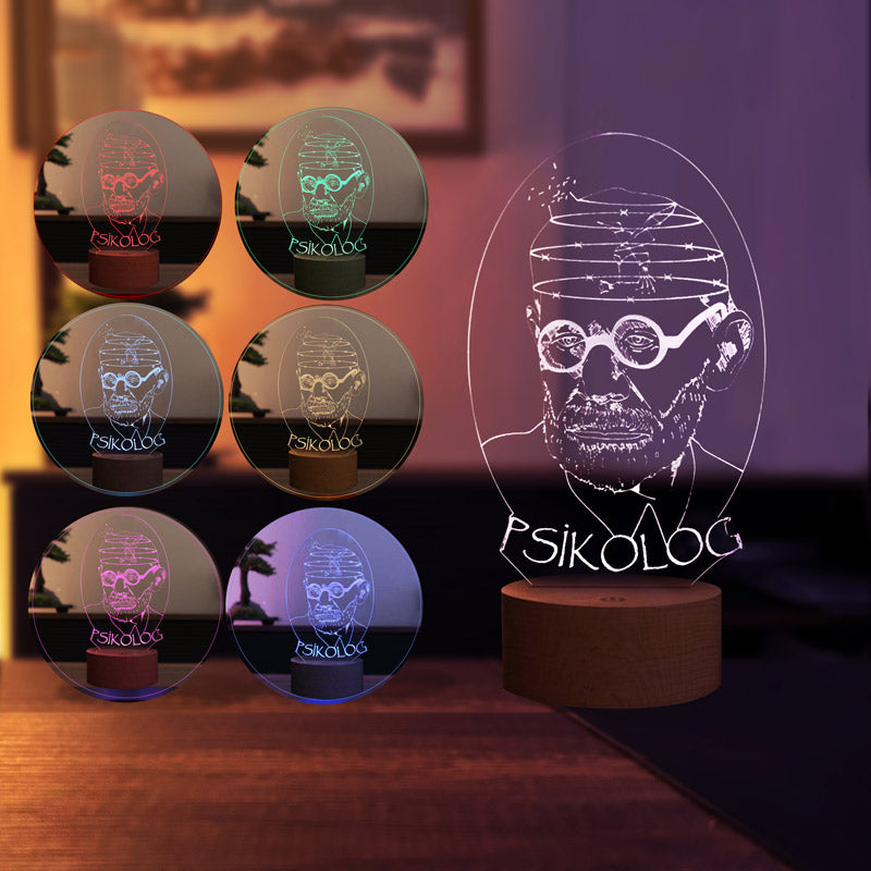 3D Psychologist LED Lamp