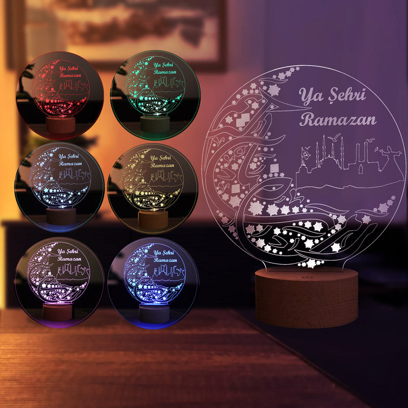 3D Ramadan LED Table Lamp