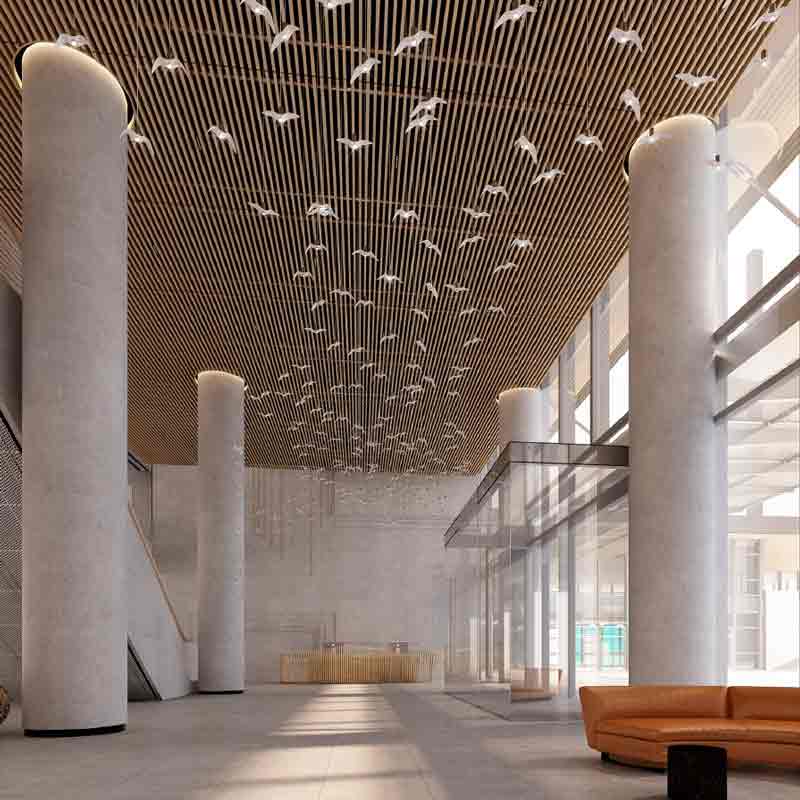 Air stalagmit lighting white