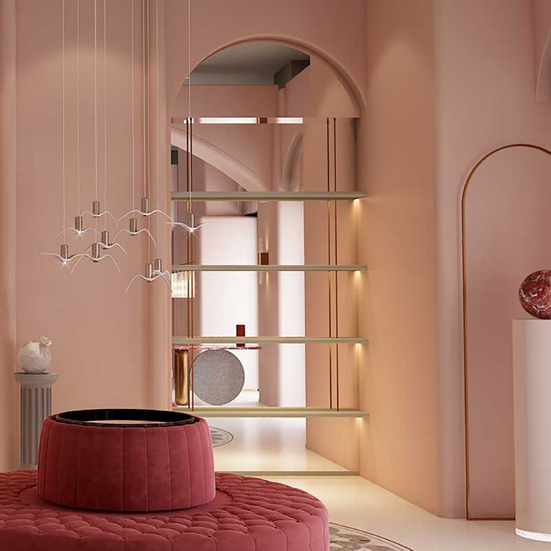 Air stalagmit lighting white