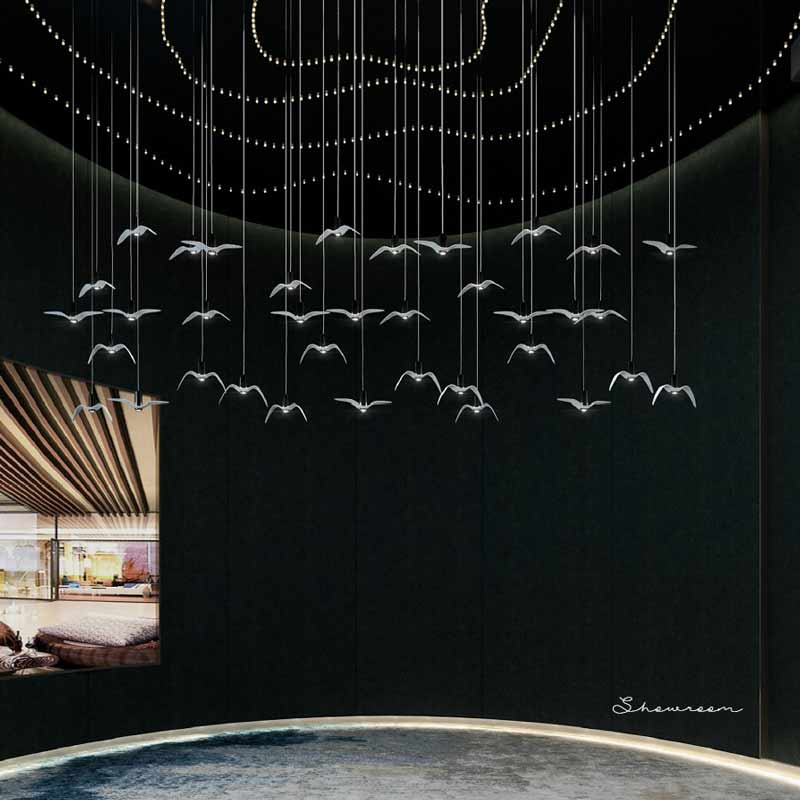 Air stalagmit lighting white