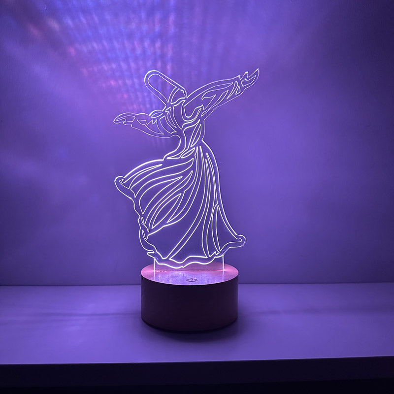 3-D Semazen LED Table Lamp