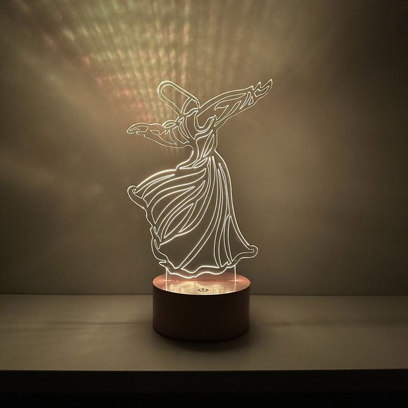 3-D Semazen LED Table Lamp