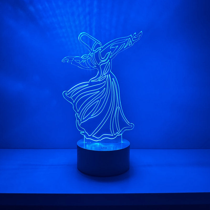 3-D Semazen LED Table Lamp