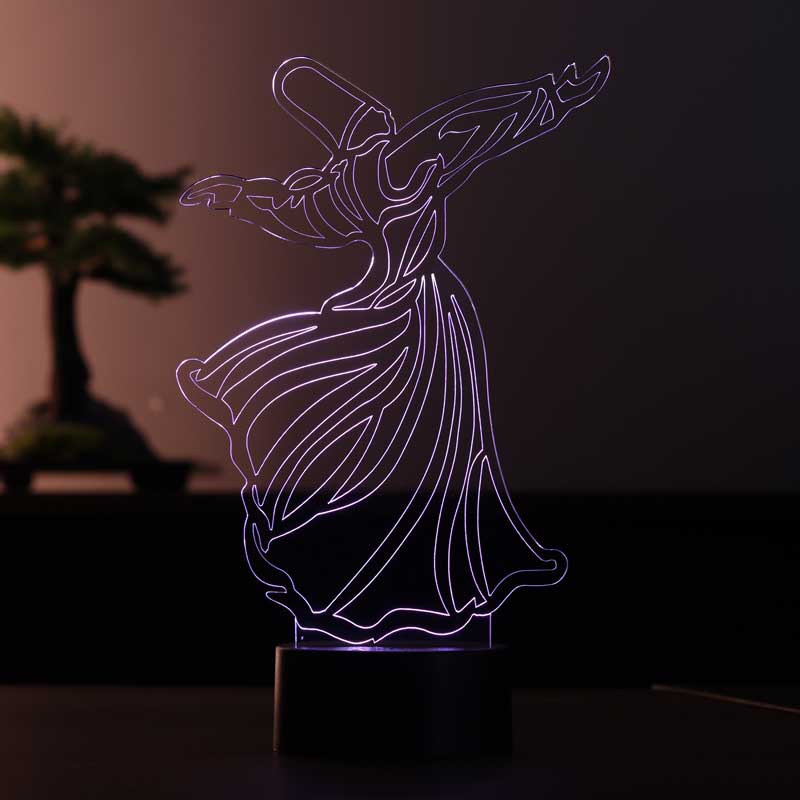 3-D Semazen LED Table Lamp