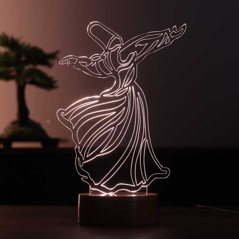 3-D Semazen LED Table Lamp