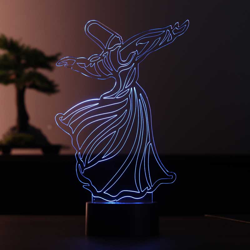 3-D Semazen LED Table Lamp