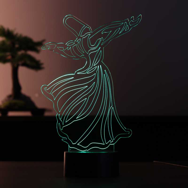 3-D Semazen LED Table Lamp