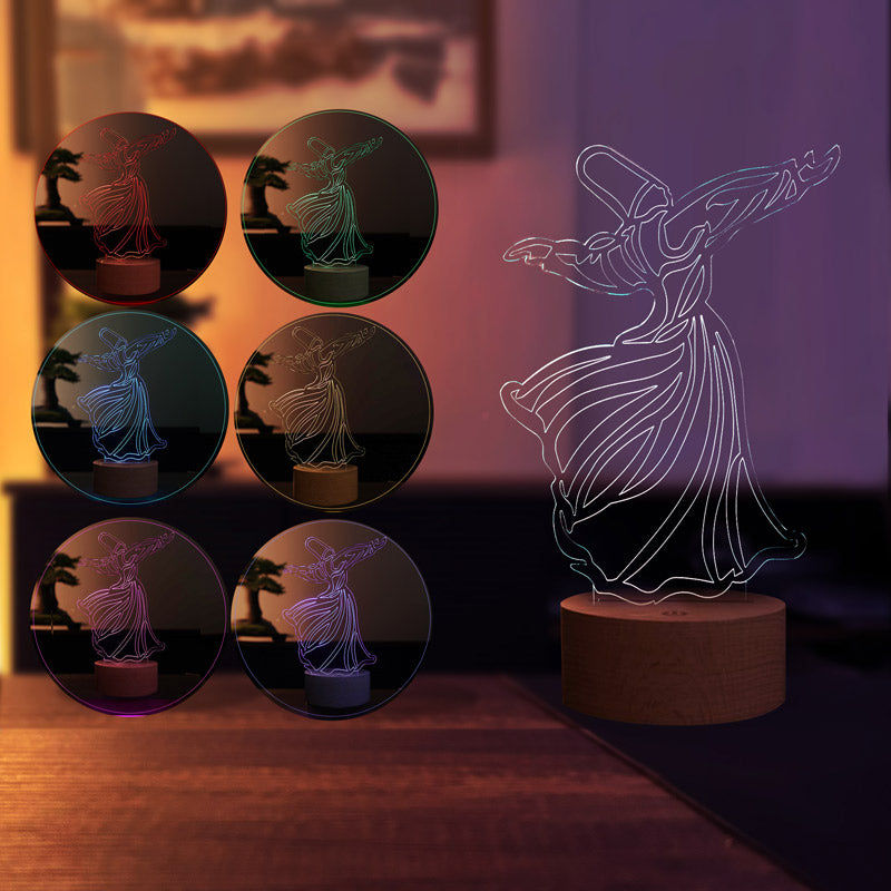 3-D Semazen LED Table Lamp