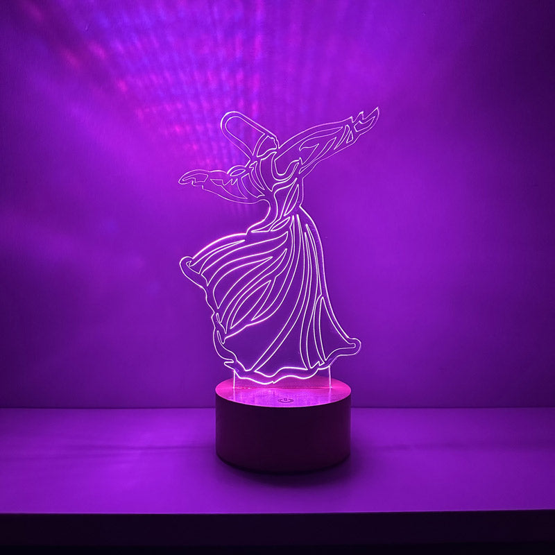 3-D Semazen LED Table Lamp