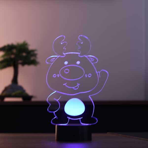 Cute 3D Deer Led Lamp