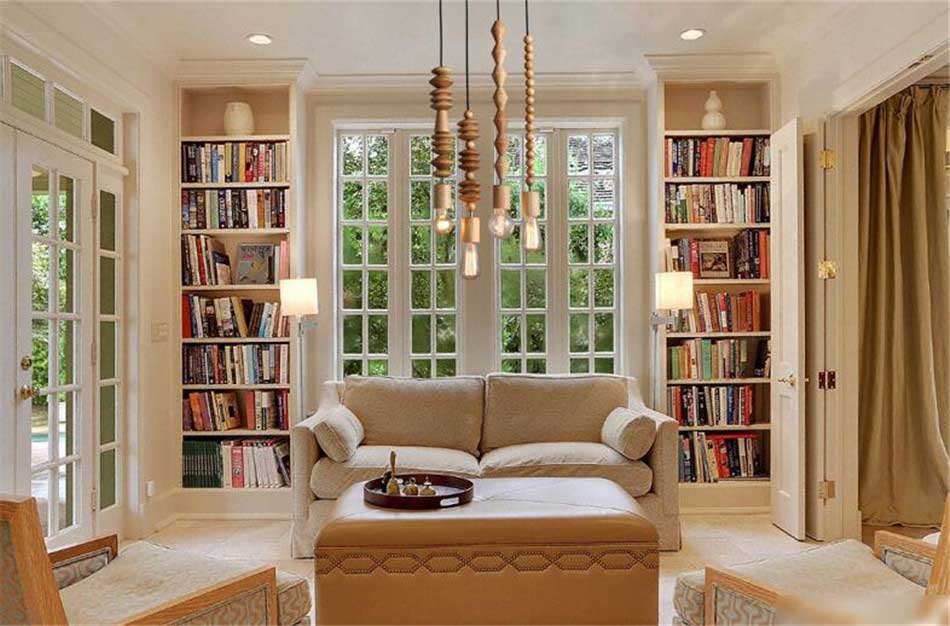 Wooden pendant stalter lighting