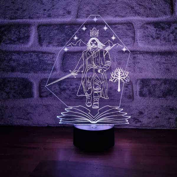 Lord of the Rings Aragorn Figured Decorative Gift Led Table Lamp | BYLAMP