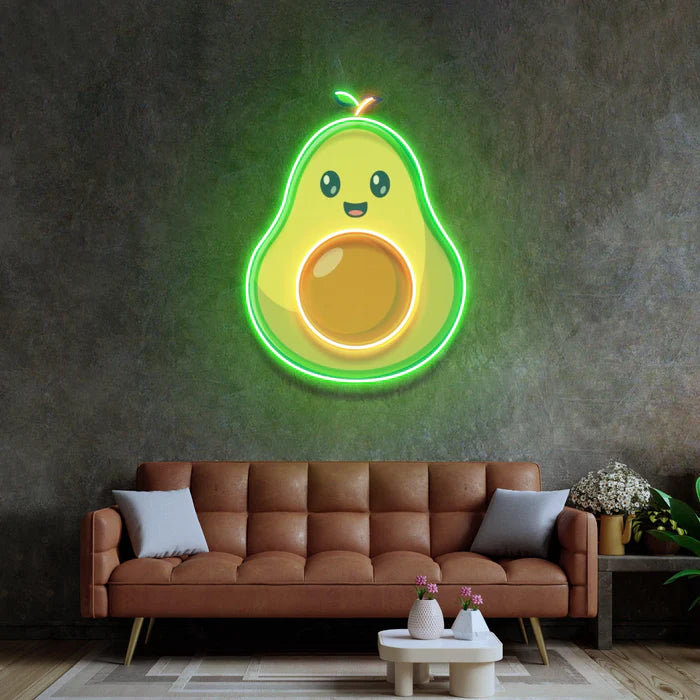 Bebek Avokado Neon Lamba | ByLamp