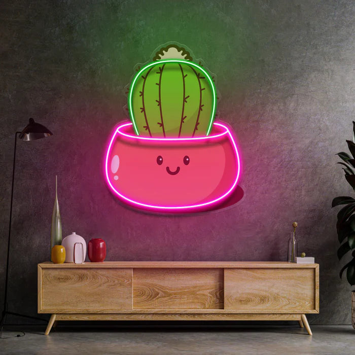 Kawai Kaktüs Neon Lamba | ByLamp