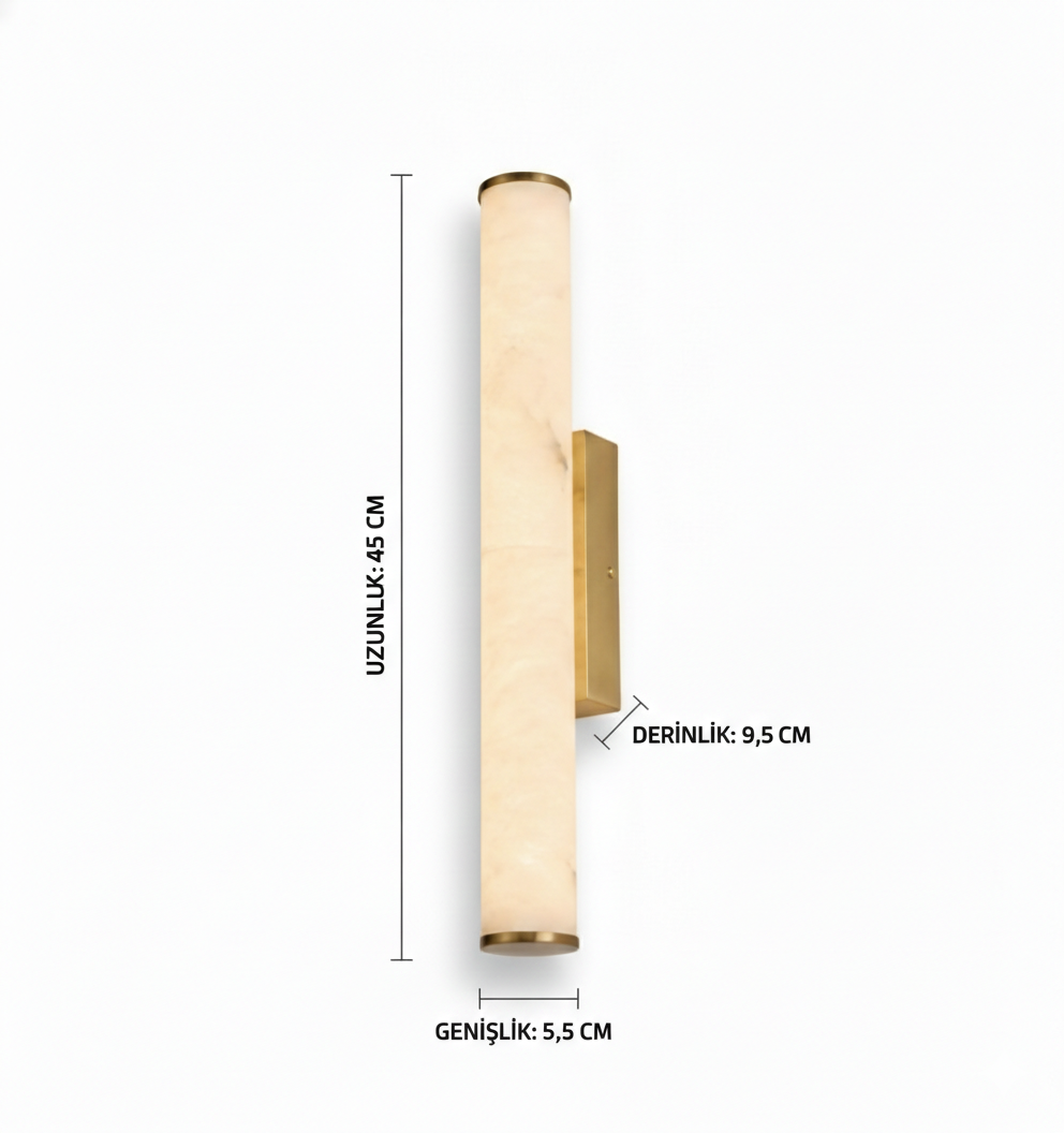 Liora Tube Mermer Aplik