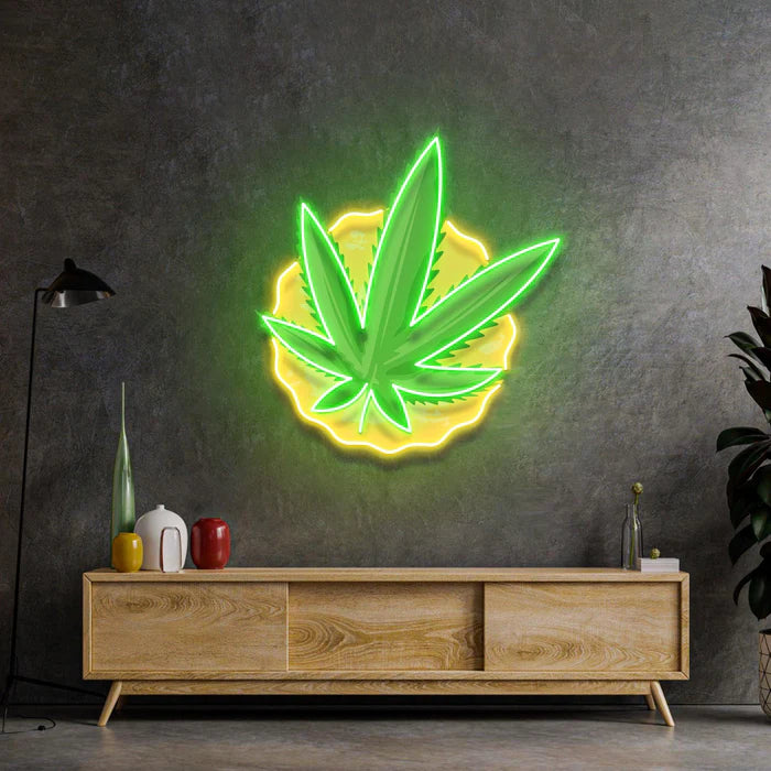 Cannabis Neon Lamba | ByLamp