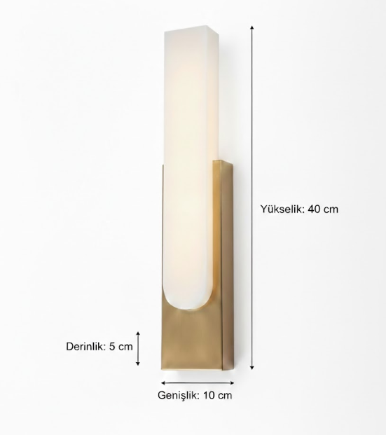 Liora Elips Mermer Aplik