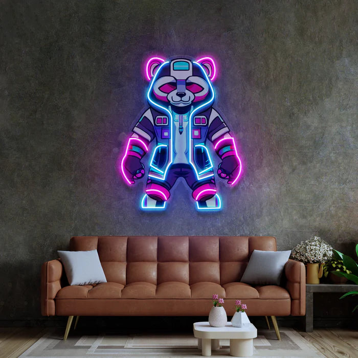 Cyberpunk Panda Neon Lamba | ByLamp