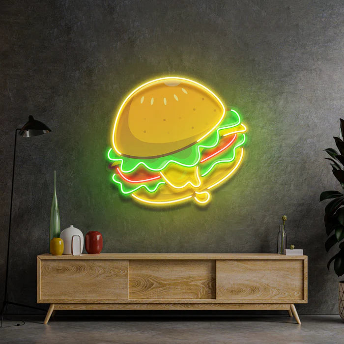 Hamburger Neon Lamba | ByLamp