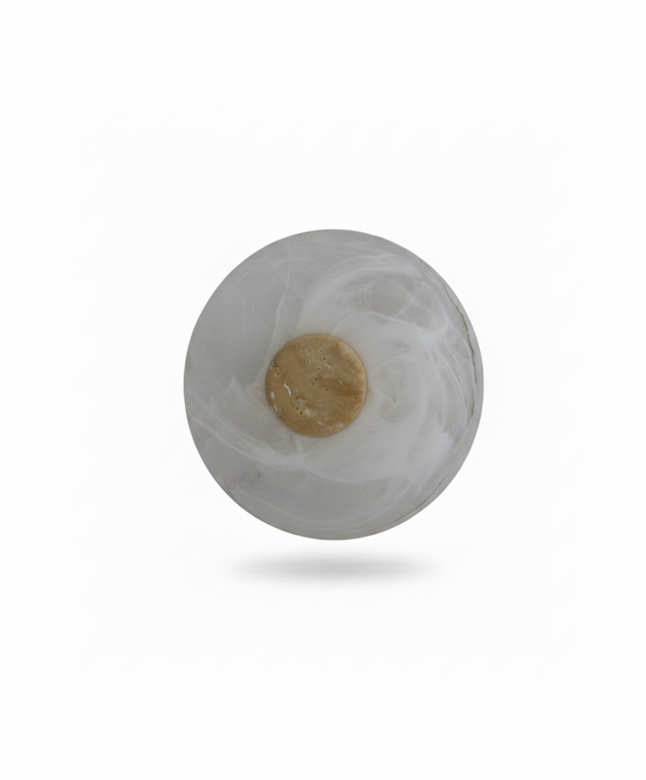 Caldera Cam Tabanlı Yuvarlak Aplik