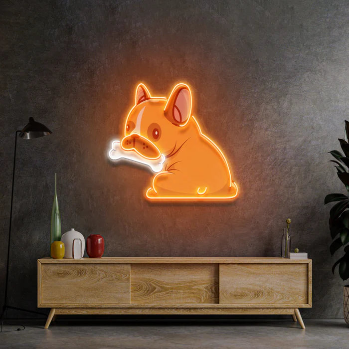 Köpek Ve Kemik Neon Lamba | ByLamp