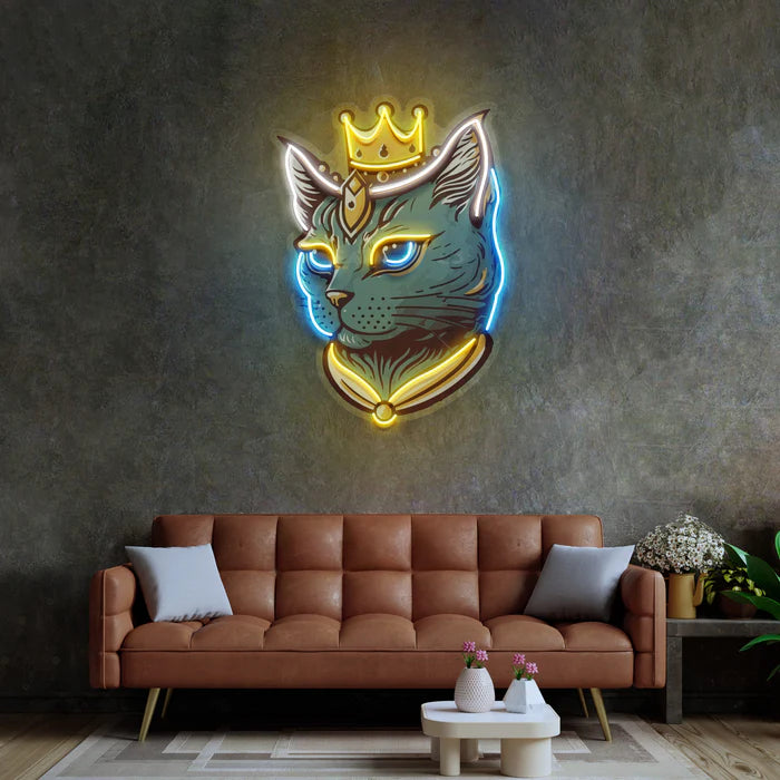 Kral Kedi Neon Lamba | ByLamp