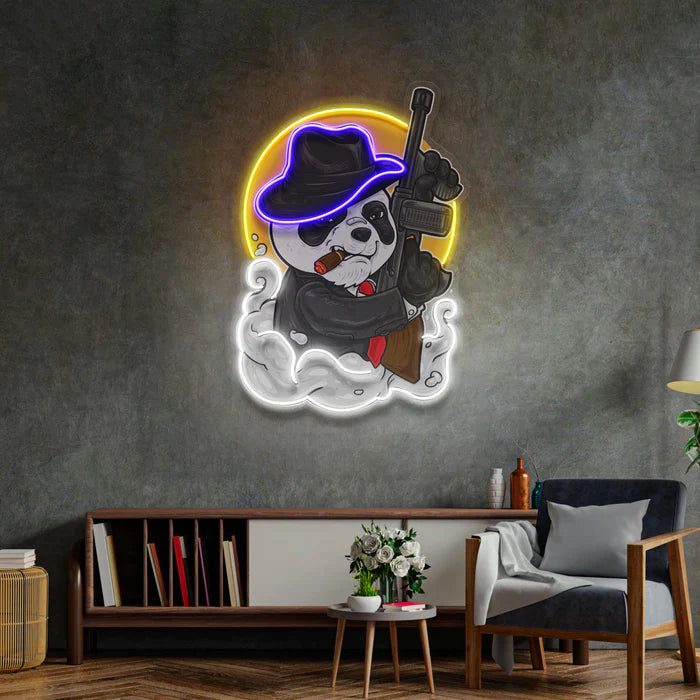 Mafya Panda Neon Lamba | ByLamp