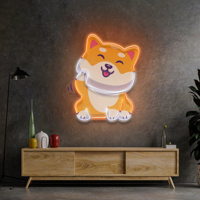 Tatlı Köpek Neon Lamba | ByLamp