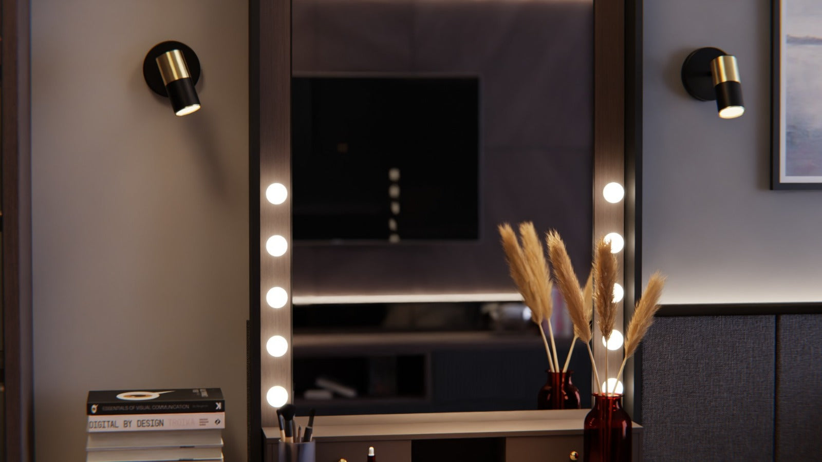 Tire Spot Tekli- Mat Pirinç-Siyah