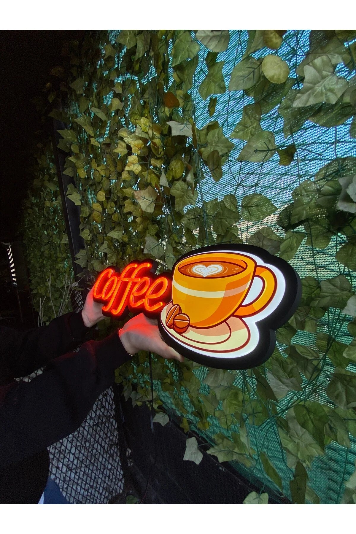 UV Baskılı Coffee Neon Lamba | ByLamp