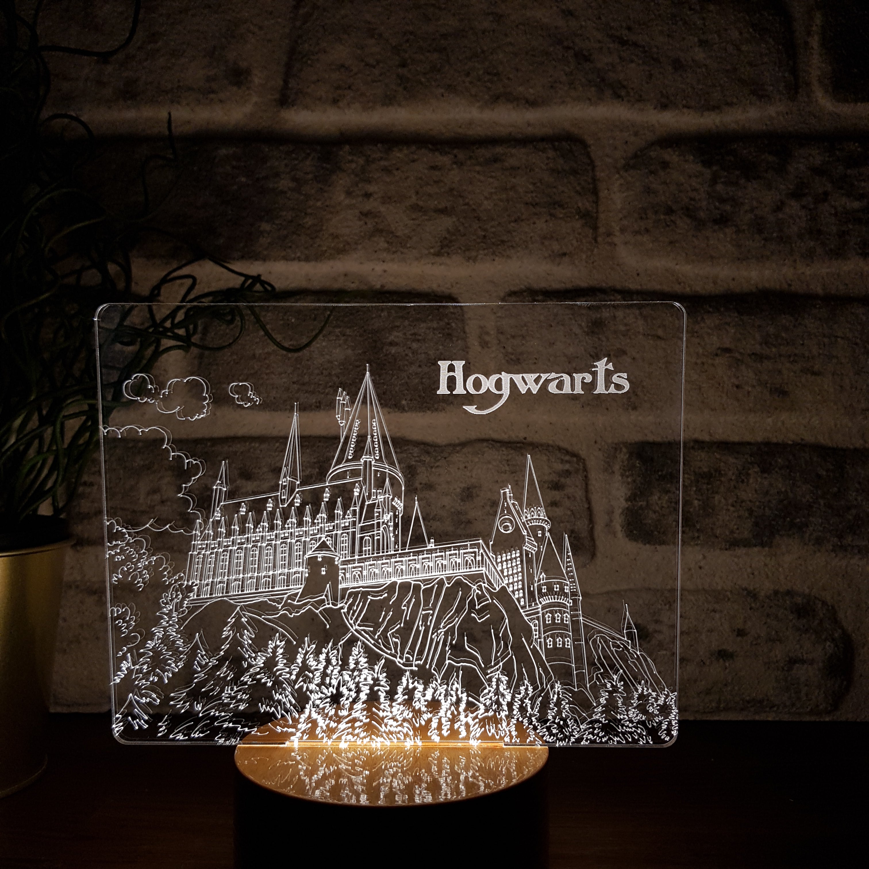 Harry Potter Hogwarts Figürlü Dekoratif Hediye Led Masa Lambası | BYLAMP