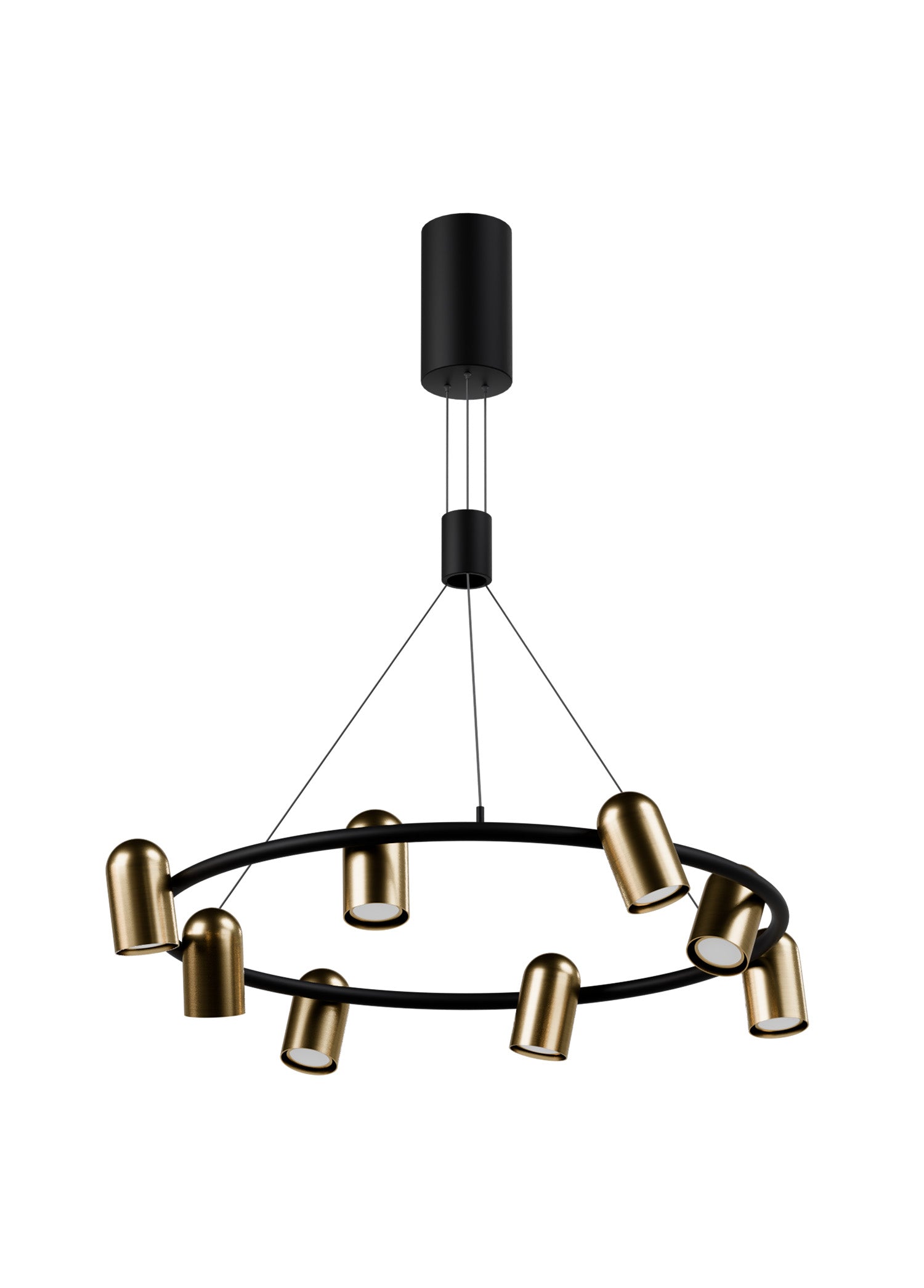 Bomonti 8 Spotlu Sarkıt Yuvarlak Avize