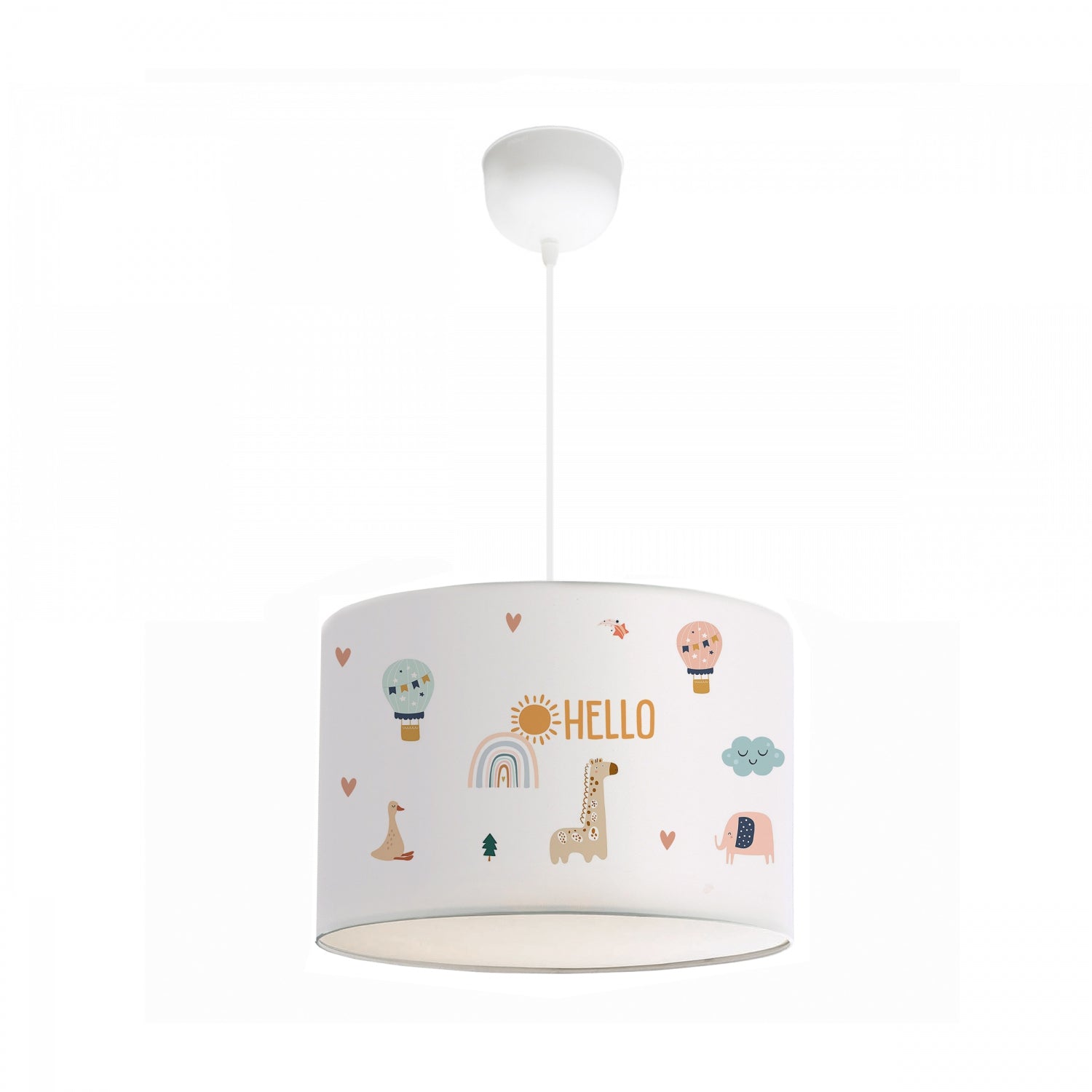 28' Children's Room Lighting Hello Friends Pendant Lamp | ByLamp