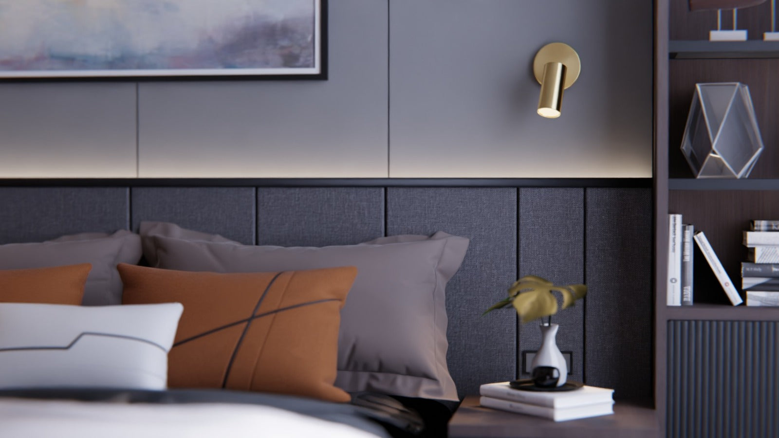 Kovan Spot Tekli- Mat Pirinç