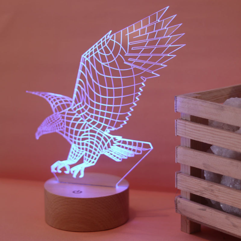 3D Eagle Led Tischleuchte