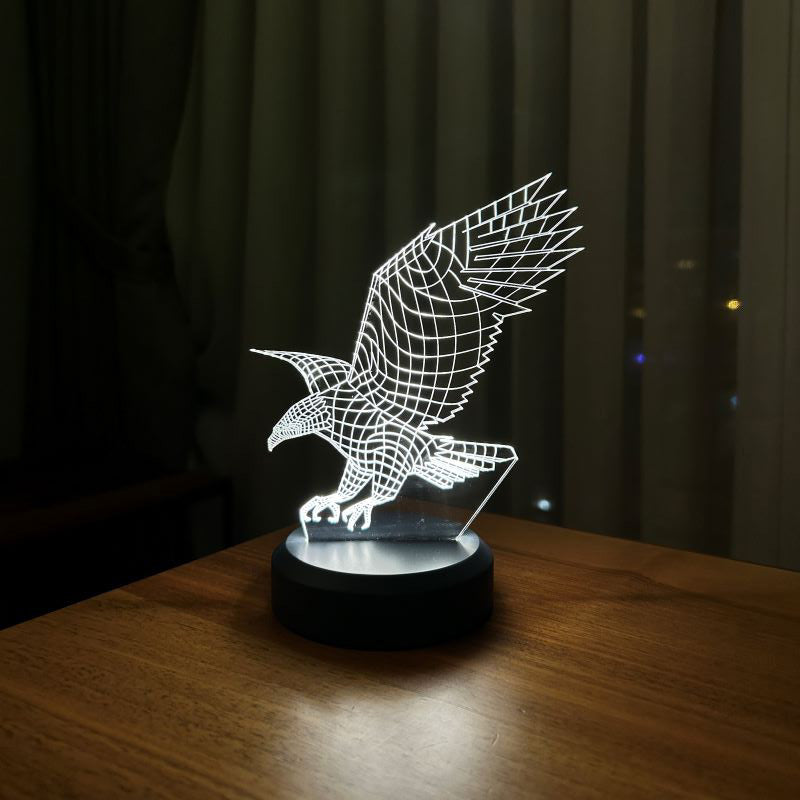 3D Eagle LED Table Lamp