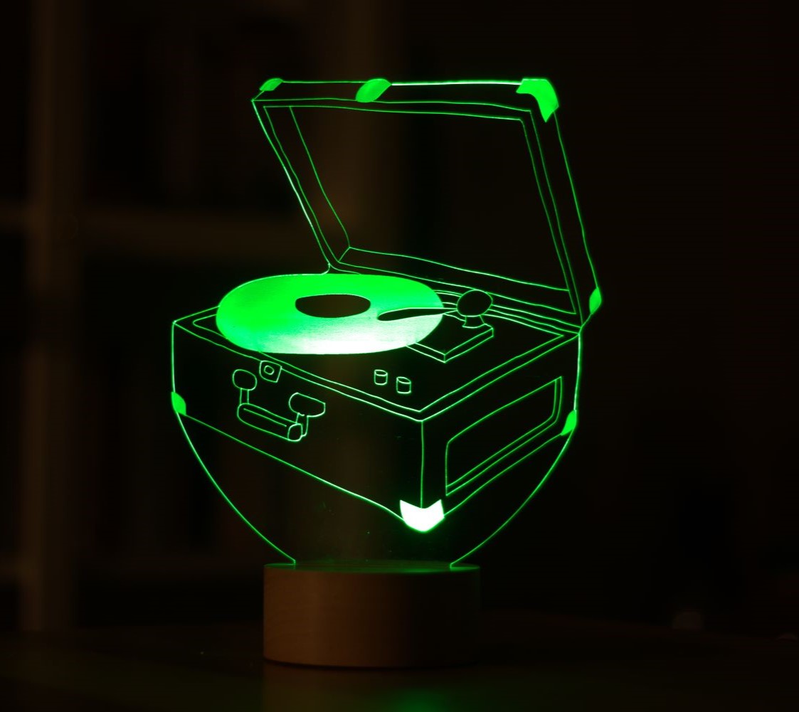 3-D Turnout LED Lamp