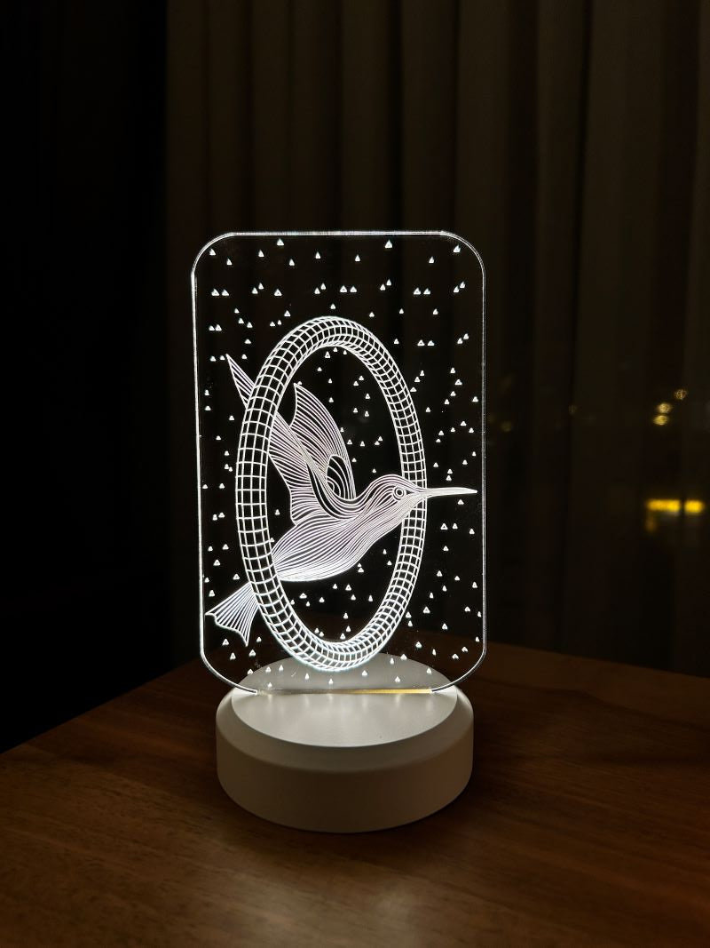 Lámpara Nocturna de Flybird 3-D