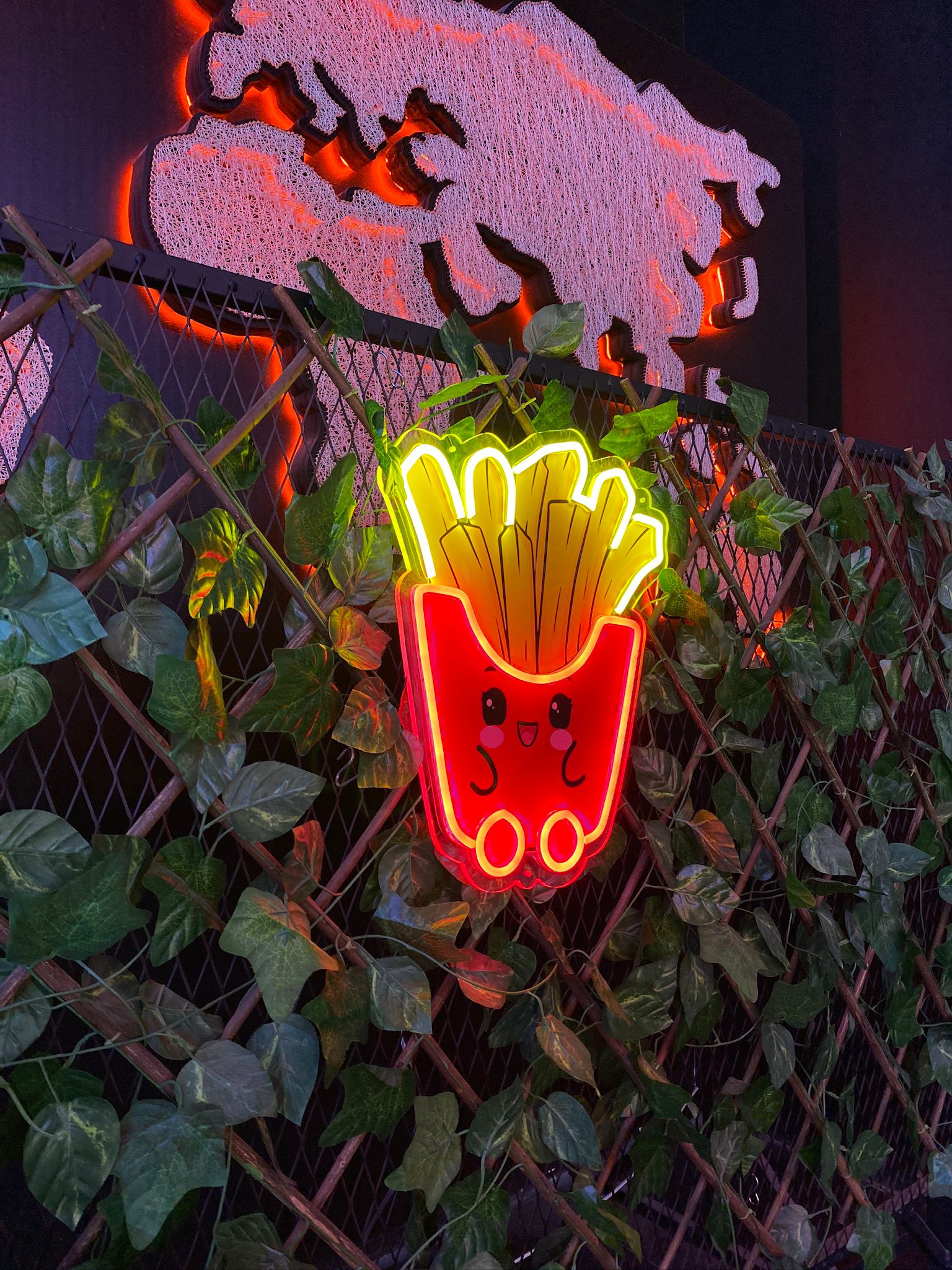 Patates Kızartması Neon Lamba | ByLamp